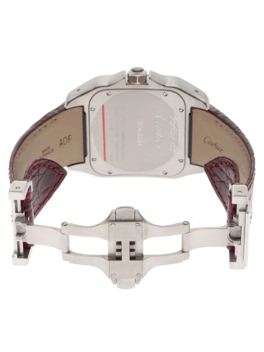 Cartier 100 LM Silver Watch Stainless Steel Automatic